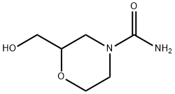 4-Morpholinecarboxamide,2-(hydroxymethyl)-(9CI) Struktur