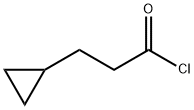 3-cyclopropylpropanoyl chloride Struktur