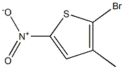 2-bromo-3-methyl-5-nitrothiophene Struktur