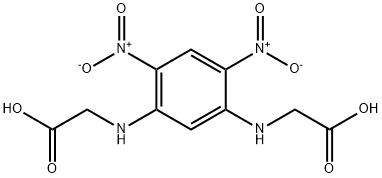 N-2,4-dinitrophenyl (bis)glycine Struktur