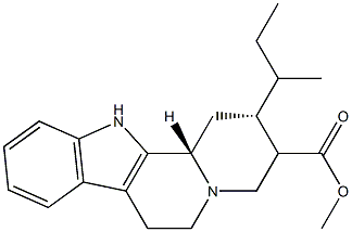 (15α,20ξ)-16-Methyl-18,19-secoyohimban-19-oic acid methyl ester Struktur