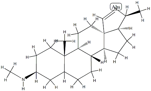 N-Methyl-23-norcon-18(22)-enin-3β-amine Struktur