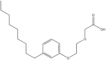 Nonylphenol, ethoxylated, carboxylated, sodium salt Struktur