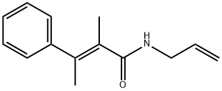 N-Allyl-α,β-dimethylcinnamamide Struktur