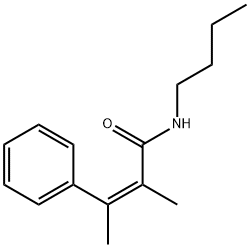 (Z)-N-Butyl-α,β-dimethylcinnamamide Struktur