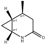 2-Azabicyclo[4.1.0]heptan-3-one,5-methyl-,(1R,5S,6R)-rel-(9CI) Struktur