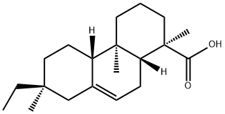 Isopimaric acid, delta7-dihydro- Struktur