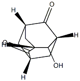 4-Hydroxytricyclo[3.3.1.13,7]decane-2,6-dione Struktur