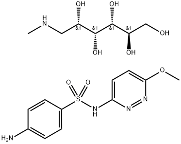 sulfalene meglumine Struktur