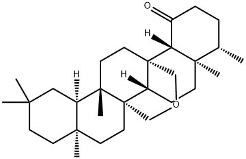 25,26-Epoxy-D:A-friedooleanan-1-one Struktur