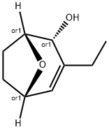 8-Oxabicyclo[3.2.1]oct-3-en-2-ol, 3-ethyl-, (1R,2R,5S)-rel- (9CI) Struktur