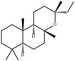 (13S)-8-Methyl-14-oxapimarane Struktur