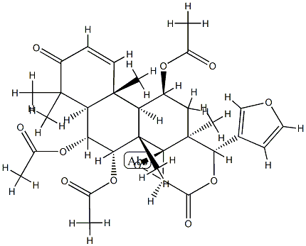 6,11-diacetoxygedunin Struktur