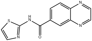 6-Quinoxalinecarboxamide,N-2-thiazolyl-(9CI) Struktur