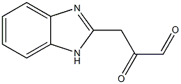 1H-Benzimidazole-2-propanal,alpha-oxo-(9CI) Struktur