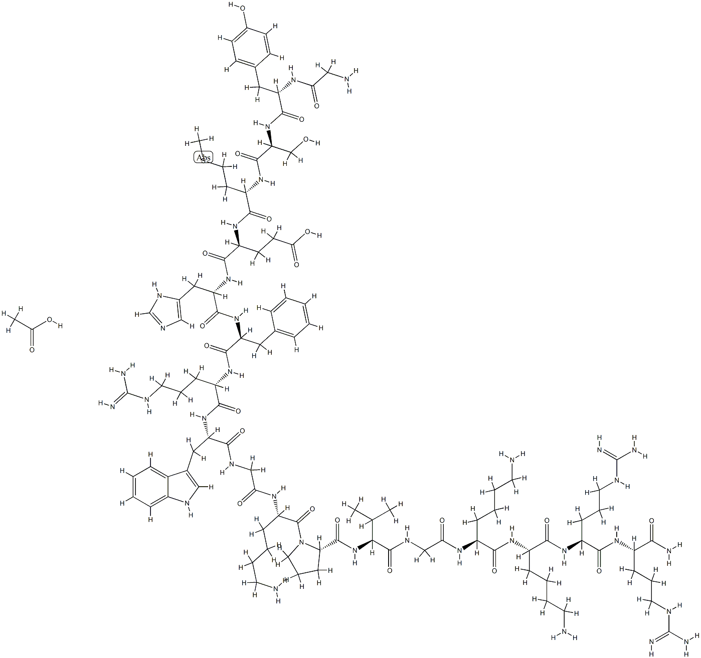 giractide acetate Struktur