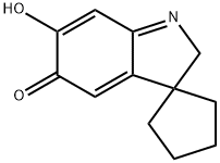 Spiro[cyclopentane-1,3-[3H]indol]-5(2H)-one, 6-hydroxy- (9CI) Struktur