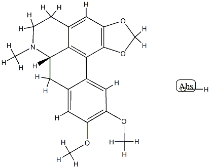 Dicentrine hydrochloride Struktur