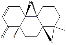 (4aS)-4aβ,4b,5,6,7,8,8aβ,9,10,10aα-Decahydro-4bα,8,8-trimethylphenanthren-1(4H)-one Struktur