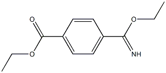 ethyl 4-(ethoxy(imino)methyl)benzoate Struktur