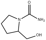 1-Pyrrolidinecarboxamide,2-(hydroxymethyl)-(9CI) Struktur