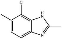 1H-Benzimidazole,4-chloro-2,5-dimethyl-(9CI) Struktur