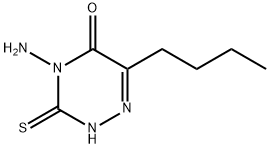 3-thio-4-amino-6-t-butyl-1，2，4-triazine-5-one Struktur