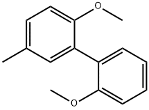 1,1-Biphenyl,2,2-dimethoxy-5-methyl-(9CI) Struktur