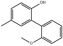 [1,1-Biphenyl]-2-ol,2-methoxy-5-methyl-(9CI) Struktur