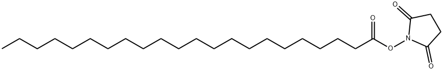 2,5-dioxopyrrolidin-1-yl) docosanoate Struktur