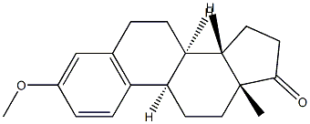 (9β,13α)-3-Methoxy-1,3,5(10)-estratrien-17-one Struktur