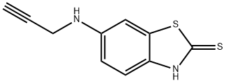 2(3H)-Benzothiazolethione,6-(2-propynylamino)-(9CI) Struktur