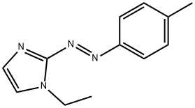 1H-Imidazole,1-ethyl-2-[(1E)-(4-methylphenyl)azo]-(9CI) Struktur