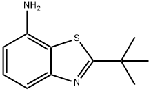 7-Benzothiazolamine,2-(1,1-dimethylethyl)-(9CI) Struktur