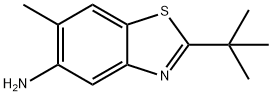 5-Benzothiazolamine,2-(1,1-dimethylethyl)-6-methyl-(9CI) Struktur