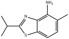 4-Benzothiazolamine,5-methyl-2-(1-methylethyl)-(9CI) Struktur