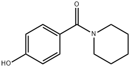 4-(piperidin-1-ylcarbonyl)phenol Struktur