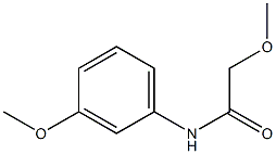 2-methoxy-N-(3-methoxyphenyl)acetamide Struktur