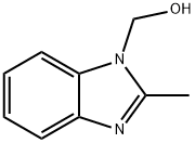 1H-Benzimidazole-1-methanol,2-methyl-(9CI) Struktur