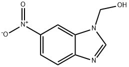 1H-Benzimidazole-1-methanol,6-nitro-(9CI) Struktur