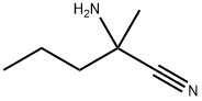 2-amino-2-methylpentanenitrile Struktur