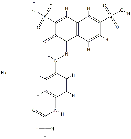 C.I. Acid Red 23, disodium salt Struktur