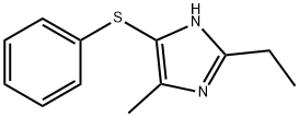 1H-Imidazole,2-ethyl-4-methyl-5-(phenylthio)-(9CI) Struktur