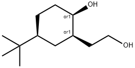 Cyclohexaneethanol, 5-(1,1-dimethylethyl)-2-hydroxy-, (1R,2R,5S)-rel- (9CI) Struktur