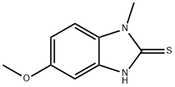 2H-Benzimidazole-2-thione,1,3-dihydro-5-methoxy-1-methyl-(9CI) Struktur