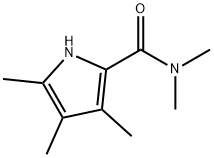 1H-Pyrrole-2-carboxamide,N,N,3,4,5-pentamethyl-(9CI) Struktur