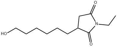 2,5-Pyrrolidinedione,1-ethyl-3-(6-hydroxyhexyl)-(9CI) Struktur