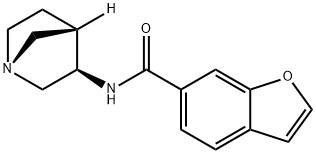 6-Benzofurancarboxamide,N-(1R,3R,4S)-1-azabicyclo[2.2.1]hept-3-yl-(9CI) Struktur