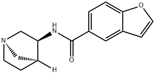 5-Benzofurancarboxamide,N-(1R,3S,4S)-1-azabicyclo[2.2.1]hept-3-yl-(9CI) Struktur