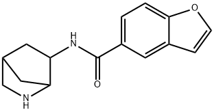 5-Benzofurancarboxamide,N-2-azabicyclo[2.2.1]hept-6-yl-(9CI) Struktur